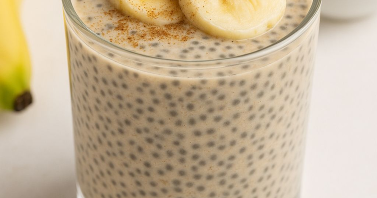 Banana Cream Chia Pudding Recipe