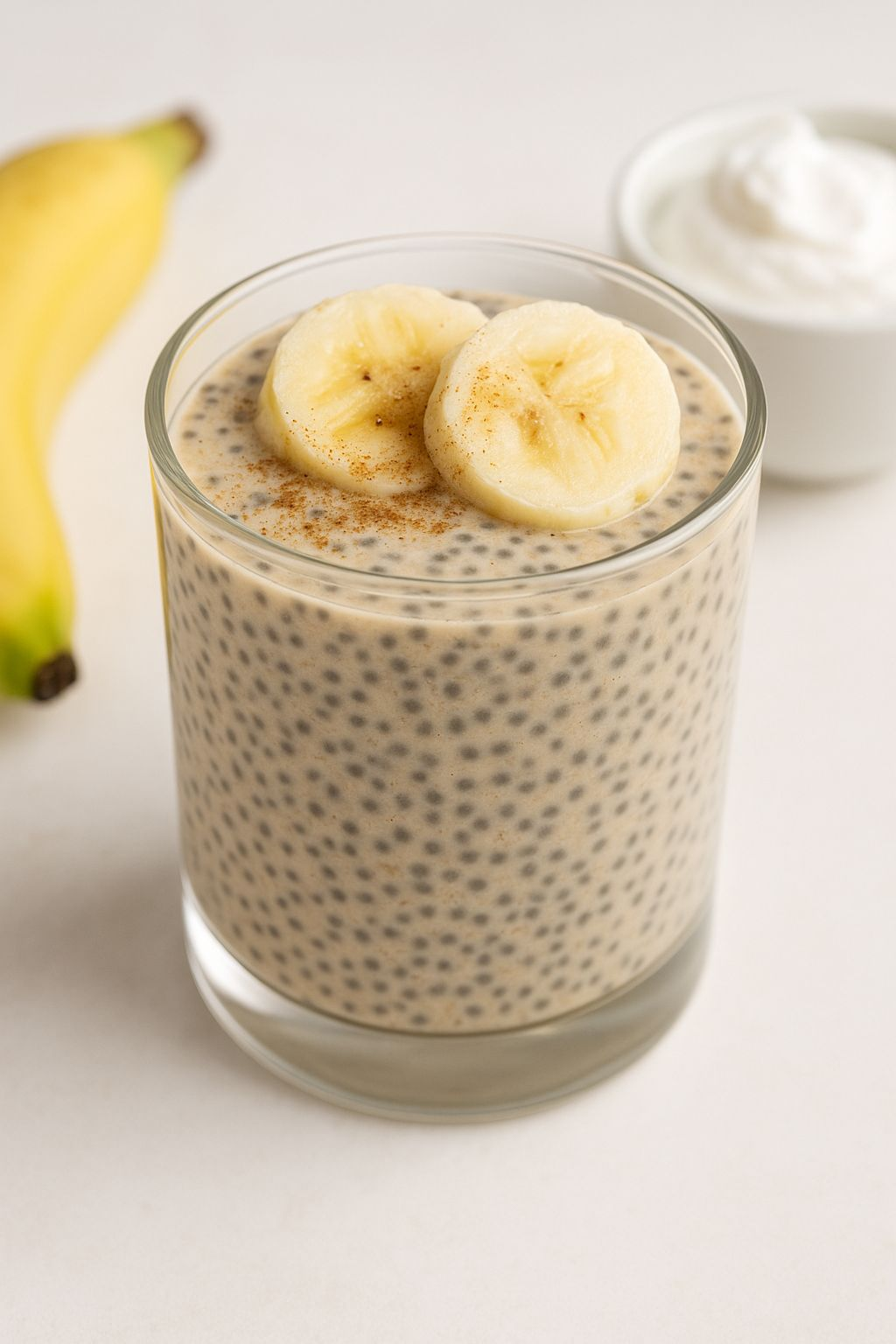 Banana Cream Chia Pudding Recipe